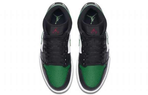 Nike Air Jordan 1 Mid Tops Retro Koripallokengät Miehille Vihreä