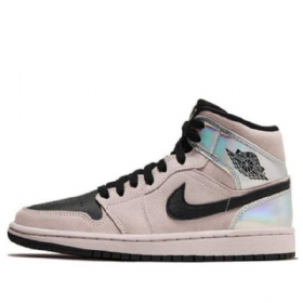 Nike Air Jordan 1 Mid Tops Retro-koripallokengät Naisille Coral