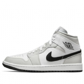 Nike Air Jordan 1 Mid Tops Retro Koripallokengät Naisille Harmaa