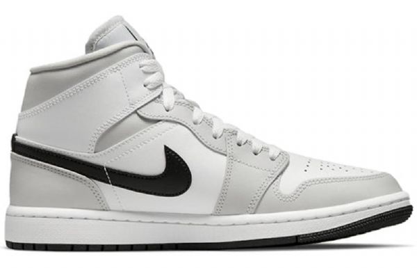 Nike Air Jordan 1 Mid Tops Retro Koripallokengät Naisille Harmaa