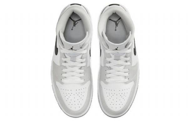 Nike Air Jordan 1 Mid Tops Retro Koripallokengät Naisille Harmaa