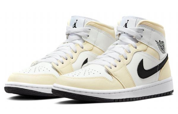 Nike Air Jordan 1 Mid Tops Retro Koripallokengät Naisille Khaki