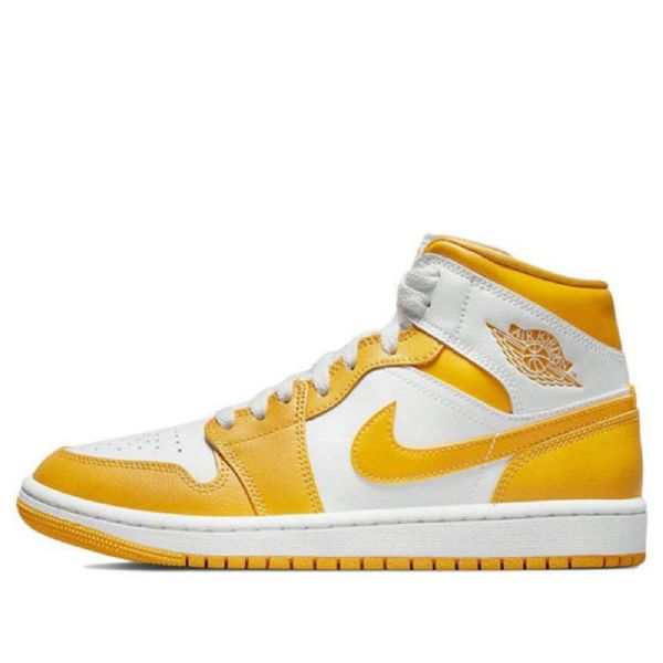 Nike Air Jordan 1 Mid Tops Retro Koripallokengät Naisille Kulta