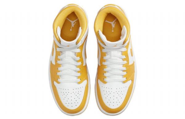 Nike Air Jordan 1 Mid Tops Retro Koripallokengät Naisille Kulta