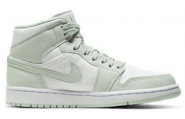 Nike Air Jordan 1 Mid Tops Retro Koripallokengät Naisille Mint