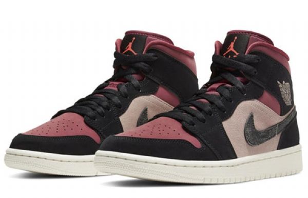 Nike Air Jordan 1 Mid Tops Retro Koripallokengät Naisille Monivärinen