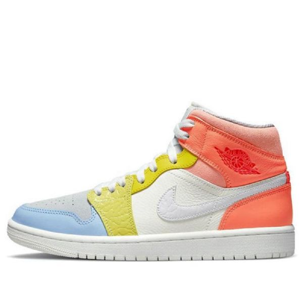 Nike Air Jordan 1 Mid Tops Retro Koripallokengät Naisille Monivärinen