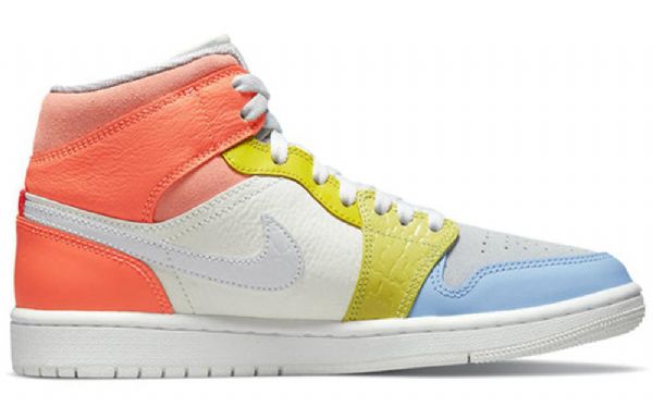 Nike Air Jordan 1 Mid Tops Retro Koripallokengät Naisille Monivärinen