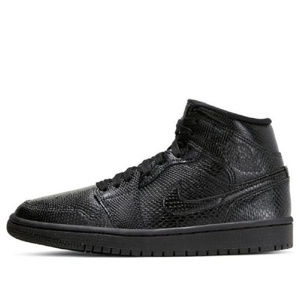 Nike Air Jordan 1 Mid Tops Retro Koripallokengät Naisille Musta