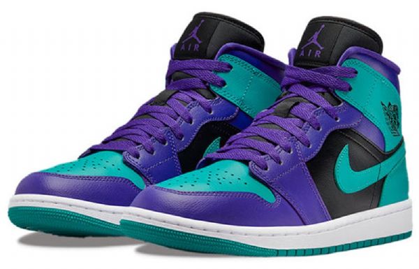 Nike Air Jordan 1 Mid Tops Retro Koripallokengät Naisille Musta