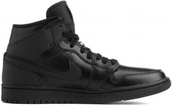 Nike Air Jordan 1 Mid Tops Retro Koripallokengät Naisille Musta