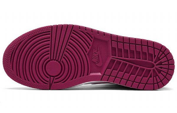 Nike Air Jordan 1 Mid Tops Retro Koripallokengät Naisille Musta Valkoinen Purppura