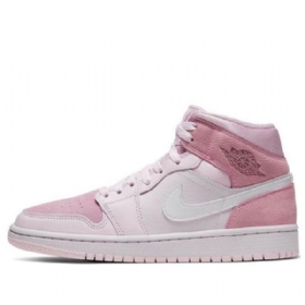 Nike Air Jordan 1 Mid Tops Retro Koripallokengät Naisille Pinkki