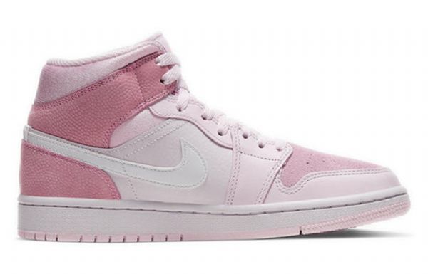 Nike Air Jordan 1 Mid Tops Retro Koripallokengät Naisille Pinkki