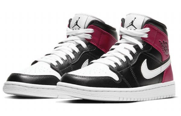 Nike Air Jordan 1 Mid Tops Retro Koripallokengät Naisille Punainen