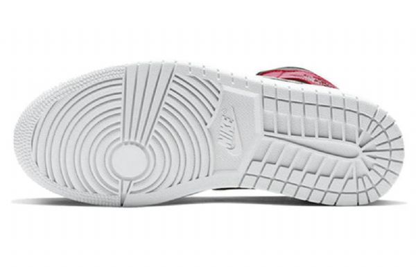 Nike Air Jordan 1 Mid Tops Retro Koripallokengät Naisille Punainen