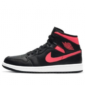 Nike Air Jordan 1 Mid Tops Retro Koripallokengät Naisille Punainen