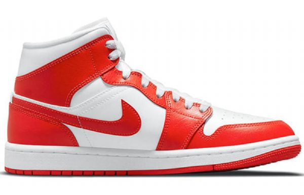 Nike Air Jordan 1 Mid Tops Retro Koripallokengät Naisille Punainen