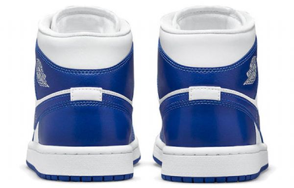 Nike Air Jordan 1 Mid Tops Retro Koripallokengät Naisille Siniset