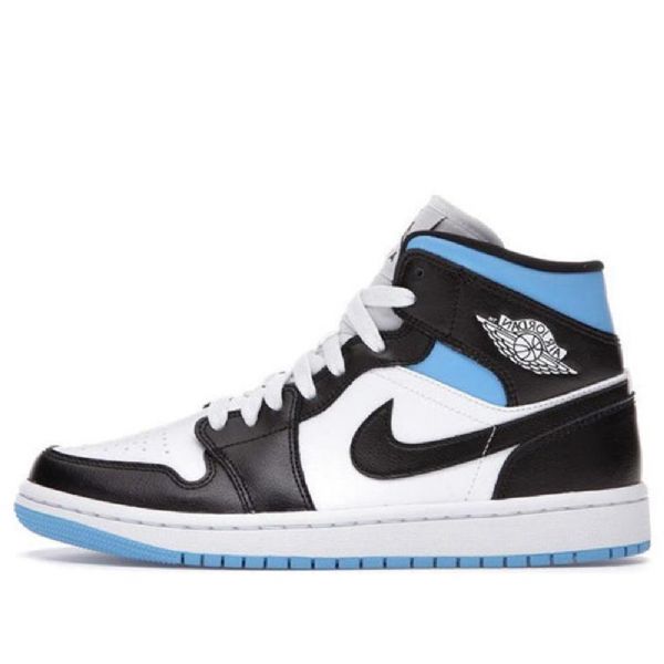 Nike Air Jordan 1 Mid Tops Retro Koripallokengät Naisille Siniset