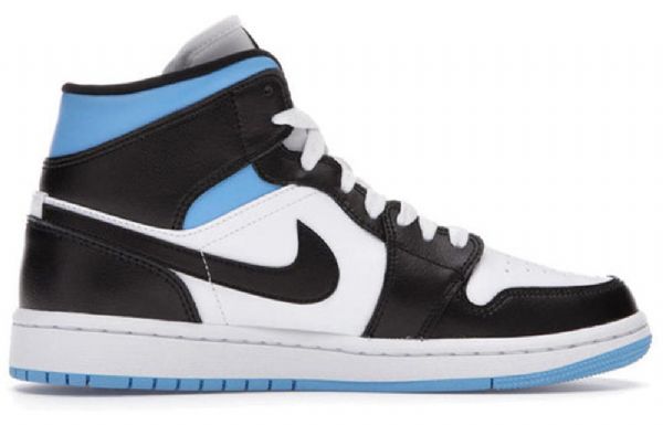 Nike Air Jordan 1 Mid Tops Retro Koripallokengät Naisille Siniset