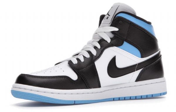 Nike Air Jordan 1 Mid Tops Retro Koripallokengät Naisille Siniset