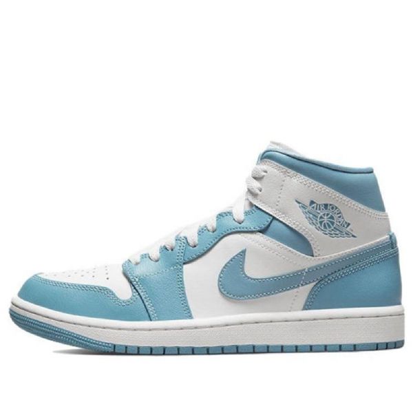 Nike Air Jordan 1 Mid Tops Retro Koripallokengät Naisille Siniset