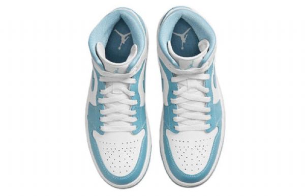 Nike Air Jordan 1 Mid Tops Retro Koripallokengät Naisille Siniset