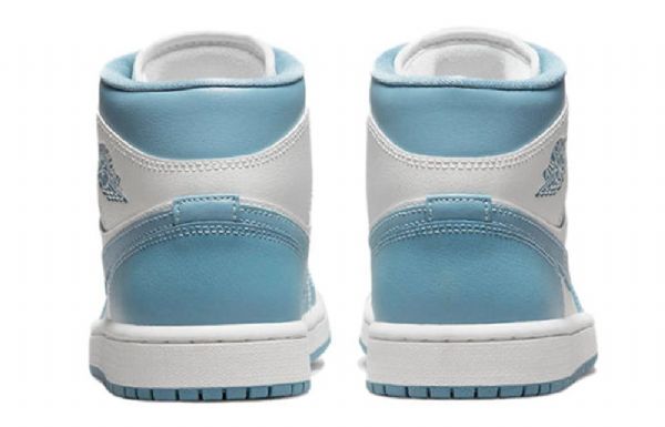 Nike Air Jordan 1 Mid Tops Retro Koripallokengät Naisille Siniset