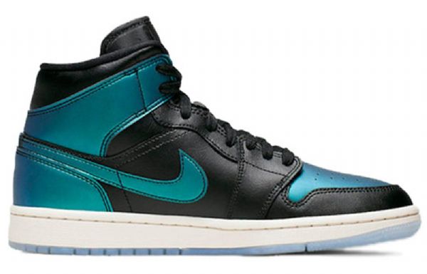 Nike Air Jordan 1 Mid Tops Retro Koripallokengät Naisille Turkoosi