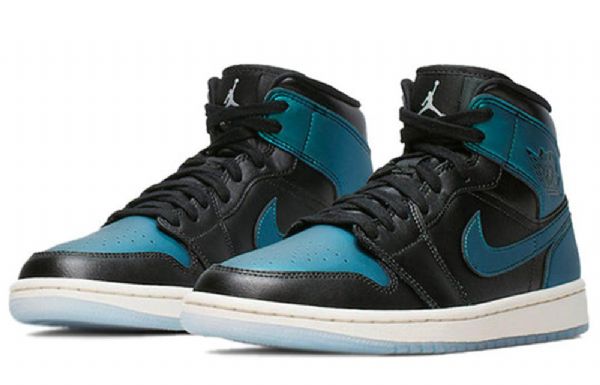 Nike Air Jordan 1 Mid Tops Retro Koripallokengät Naisille Turkoosi