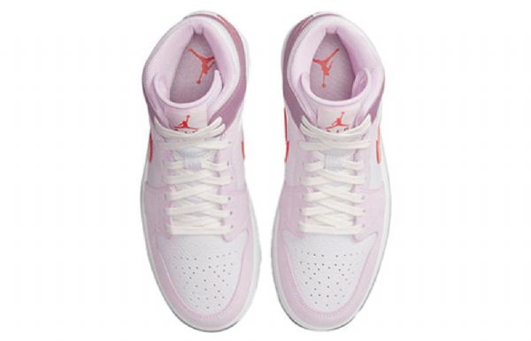 Nike Air Jordan 1 Mid Tops Retro Koripallokengät Naisille Vaaleanvioletti