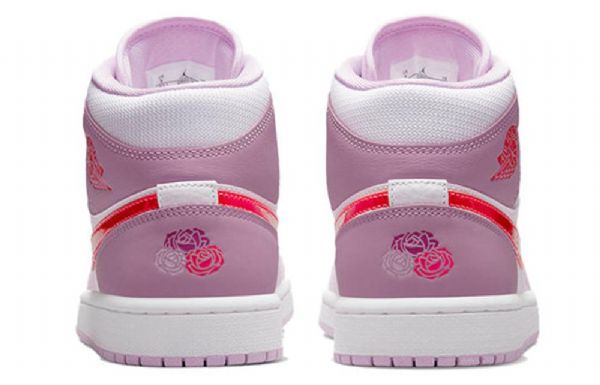 Nike Air Jordan 1 Mid Tops Retro Koripallokengät Naisille Vaaleanvioletti