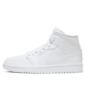 Nike Air Jordan 1 Mid Tops Retro Koripallokengät Naisille Valkoinen