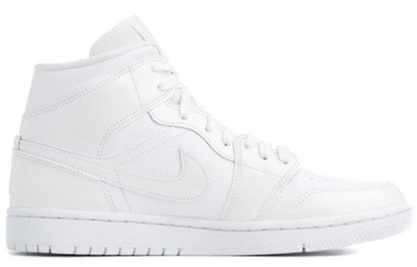 Nike Air Jordan 1 Mid Tops Retro Koripallokengät Naisille Valkoinen