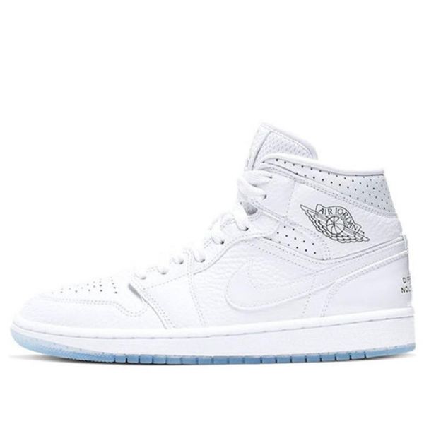 Nike Air Jordan 1 Mid Tops Retro Koripallokengät Naisille Valkoinen