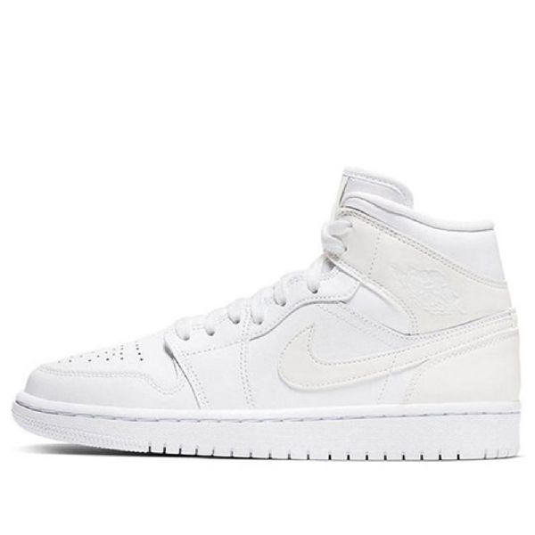 Nike Air Jordan 1 Mid Tops Retro Koripallokengät Naisille Valkoinen