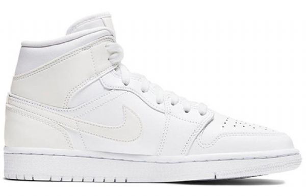 Nike Air Jordan 1 Mid Tops Retro Koripallokengät Naisille Valkoinen