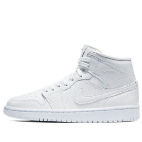 Nike Air Jordan 1 Mid Tops Retro Koripallokengät Naisille Valkoinen