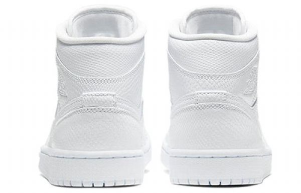 Nike Air Jordan 1 Mid Tops Retro Koripallokengät Naisille Valkoinen