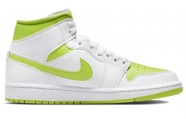 Nike Air Jordan 1 Mid Tops Retro Koripallokengät Naisille Valkoinen