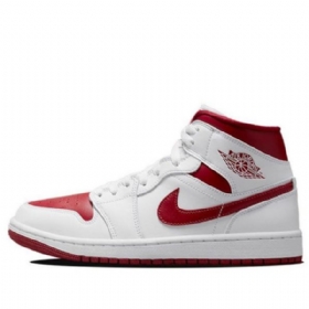 Nike Air Jordan 1 Mid Tops Retro Koripallokengät Naisille Valkoinen