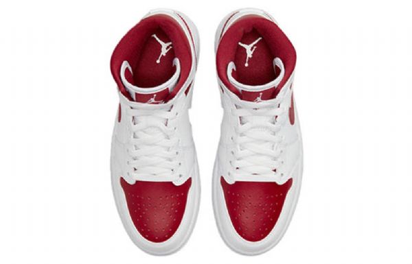 Nike Air Jordan 1 Mid Tops Retro Koripallokengät Naisille Valkoinen