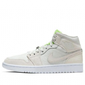 Nike Air Jordan 1 Mid Tops Retro Koripallokengät Naisille Vihreä