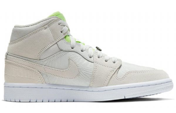 Nike Air Jordan 1 Mid Tops Retro Koripallokengät Naisille Vihreä
