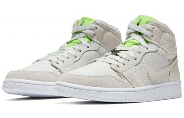 Nike Air Jordan 1 Mid Tops Retro Koripallokengät Naisille Vihreä