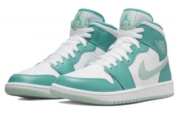 Nike Air Jordan 1 Mid Tops Retro Koripallokengät Naisille Vihreä
