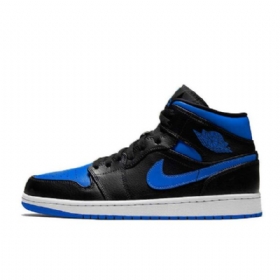 Nike Air Jordan 1 Mid Tops Royal Kengät Naisille Sininen