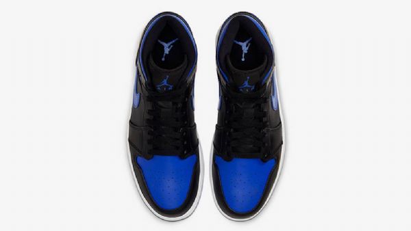 Nike Air Jordan 1 Mid Tops Royal Kengät Naisille Sininen