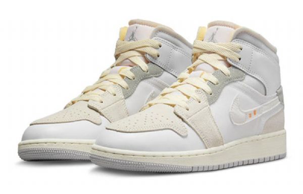 Nike Air Jordan 1 Mid Tops Se Craft Gs Koripallokengät Miehille Khaki